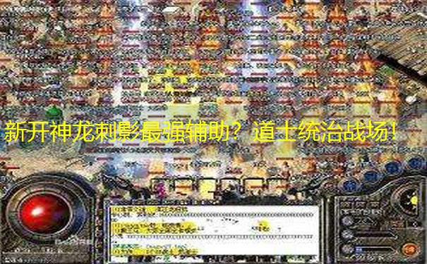 新开神龙刺影最强辅助？道士统治战场！