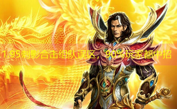 1.95刺影合击组队误区，90%玩家都中招