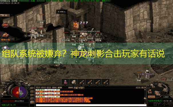 组队系统被嫌弃？神龙刺影合击玩家有话说