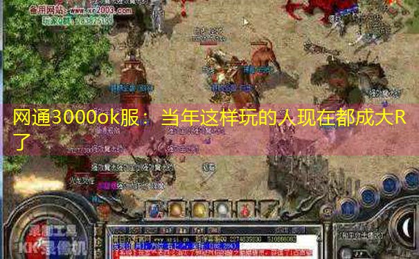 <b>网通3000ok服：当年这样玩的人现在都成大R了</b>