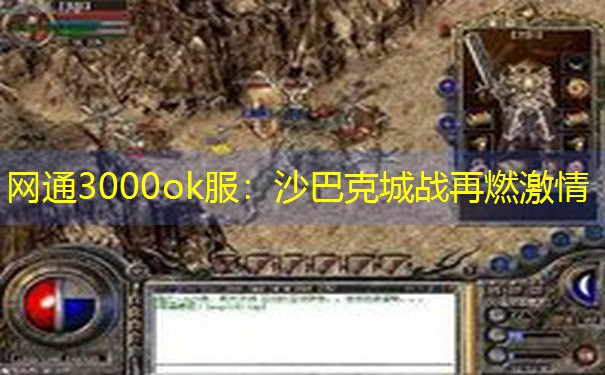 网通3000ok服：沙巴克城战再燃激情
