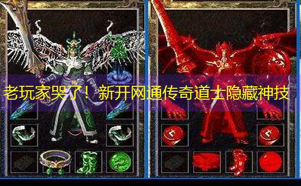 老玩家哭了！新开网通传奇道士隐藏神技