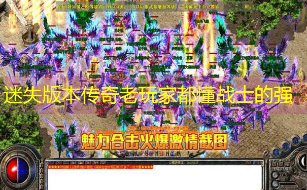 <b>迷失版本传奇老玩家都懂战士的强</b>