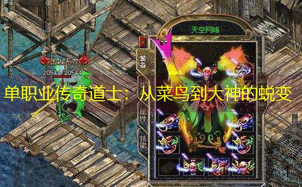 单职业传奇道士：从菜鸟到大神的蜕变