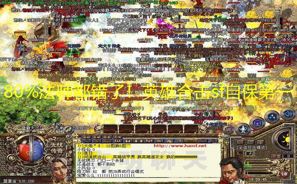<b>80%法师都错了！英雄合击sf自保第一</b>