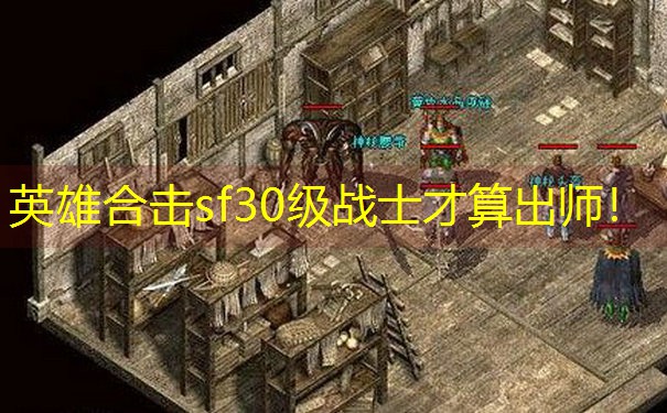 英雄合击sf30级战士才算出师！