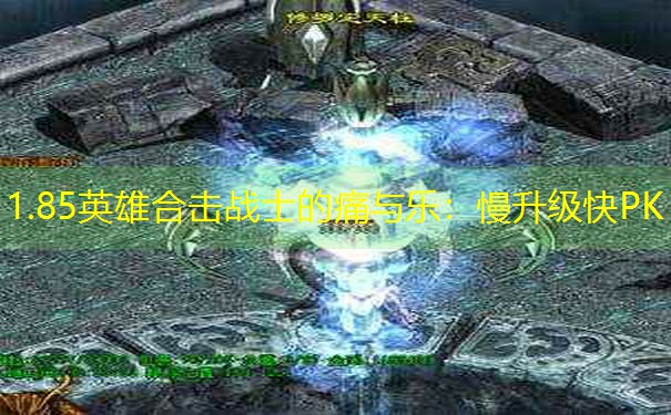 1.85英雄合击战士的痛与乐：慢升级快PK
