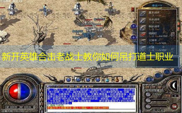 <b>新开英雄合击老战士教你如何吊打道士职业</b>