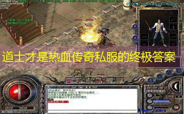道士才是热血传奇私服的终极答案